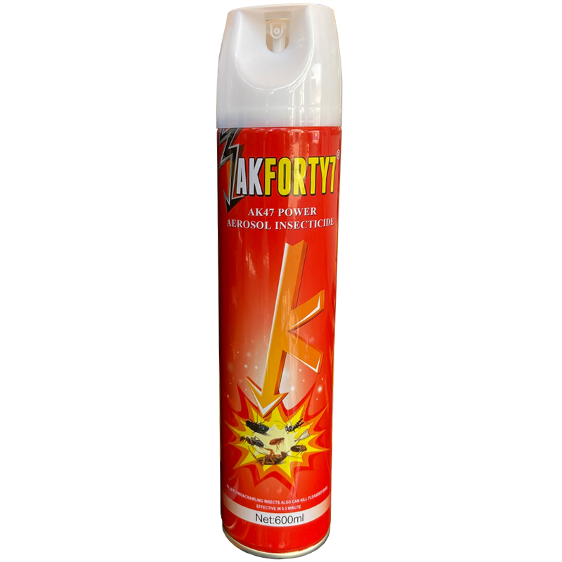600ml red ak47 insects killer aerosol spray