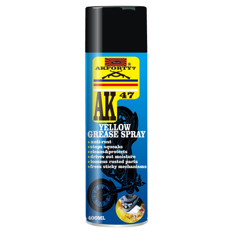 400ML AK47 AUTO CARE Anti-rust yellow grease spray