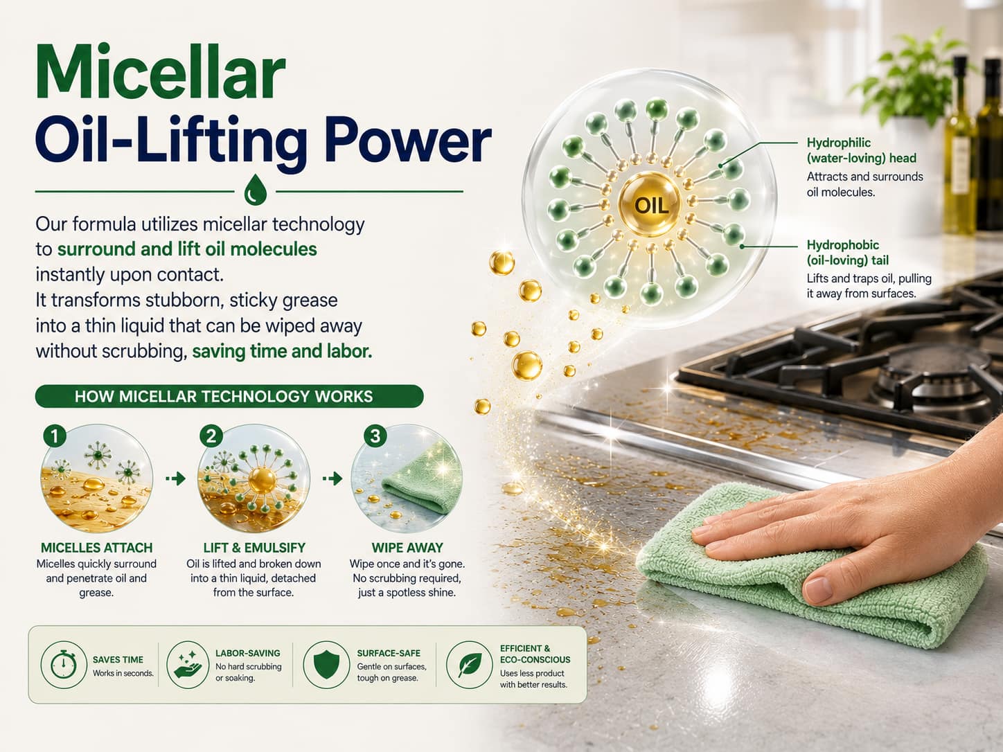 Micellar Oil-Lifting Power