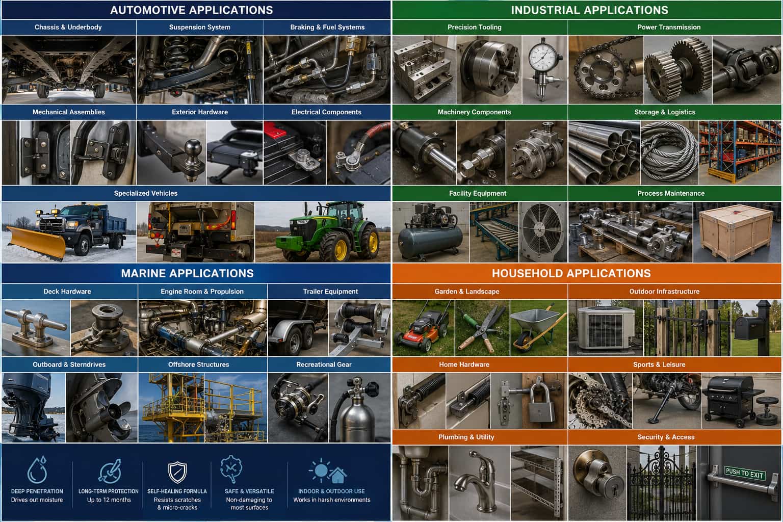 Rustproofing Application Scenarios